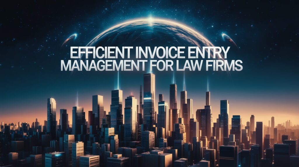 Efficient Invoice Entry Management for Law Firms