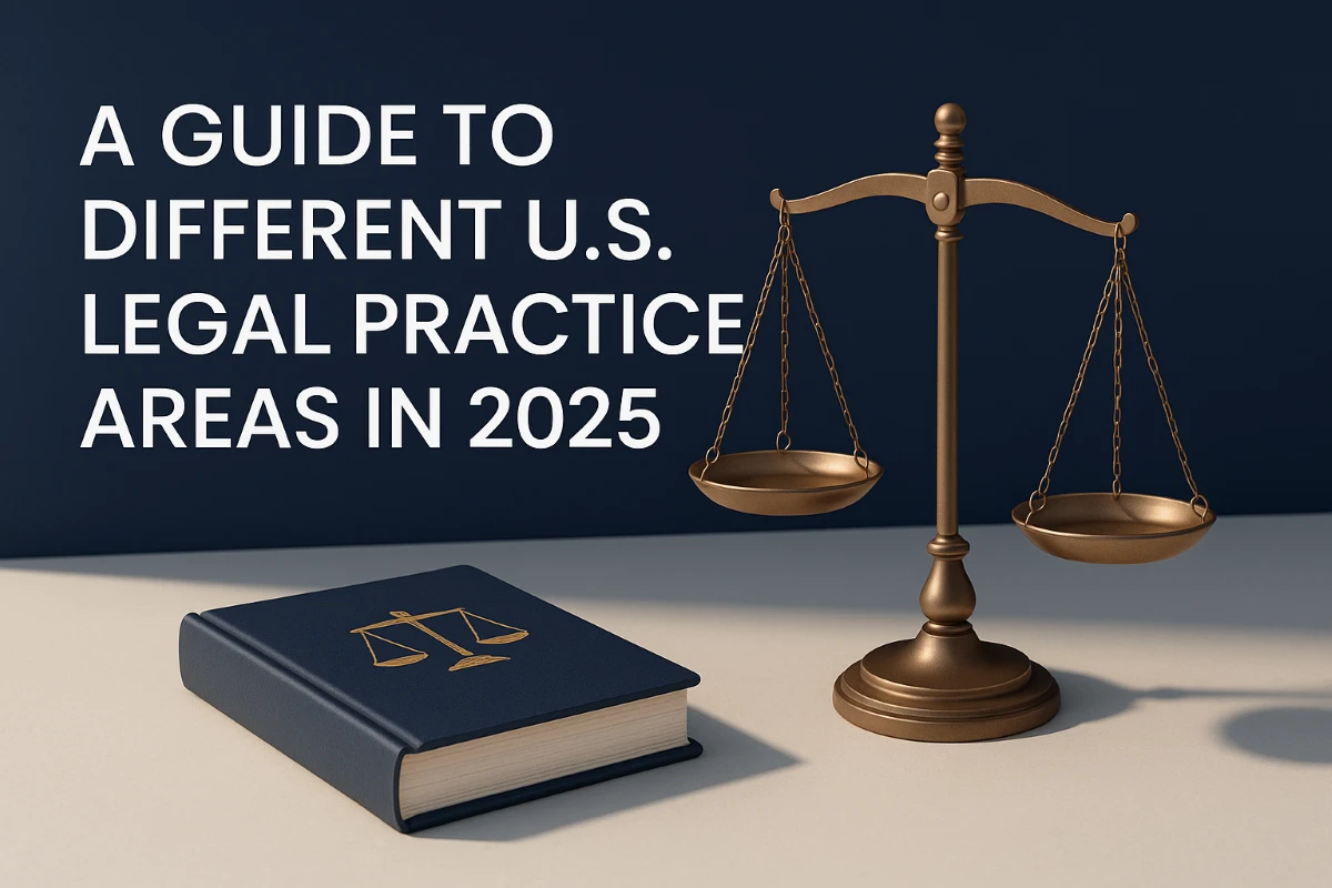 A Guide to Different U.S. Legal Practice Areas in 2025