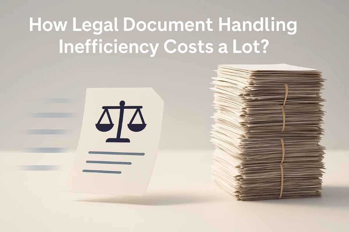 How Legal Document Handling Inefficiency Costs a Lot